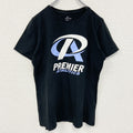 NIKE ナイキ　半袖プリントTシャツ　クルーネック　黒　ブラック　PREMIER ATHLETICS　古着