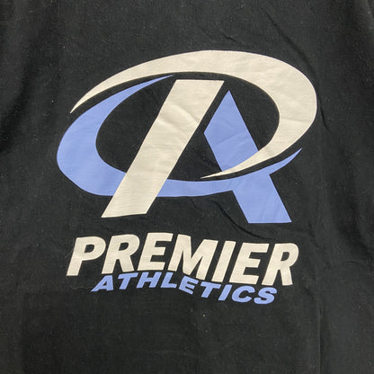 古着 used　NIKE ナイキ　半袖プリントTシャツ　クルーネック　黒　ブラック　PREMIER ATHLETICS