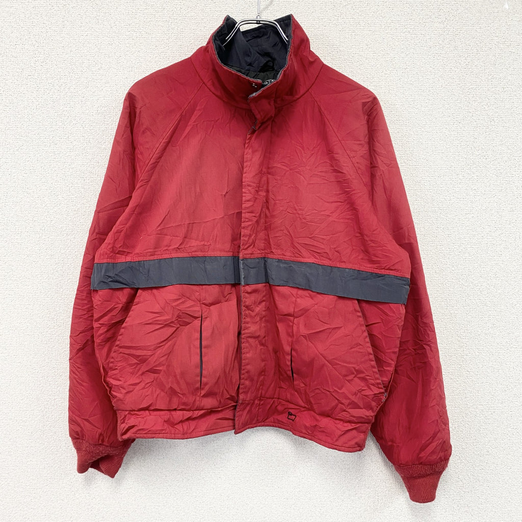 Woolrich　ウールリッチ　フルジップジャケット　赤　レッド　Mサイズ ウインドブレーカー ナイロンアウター レディース 古着
