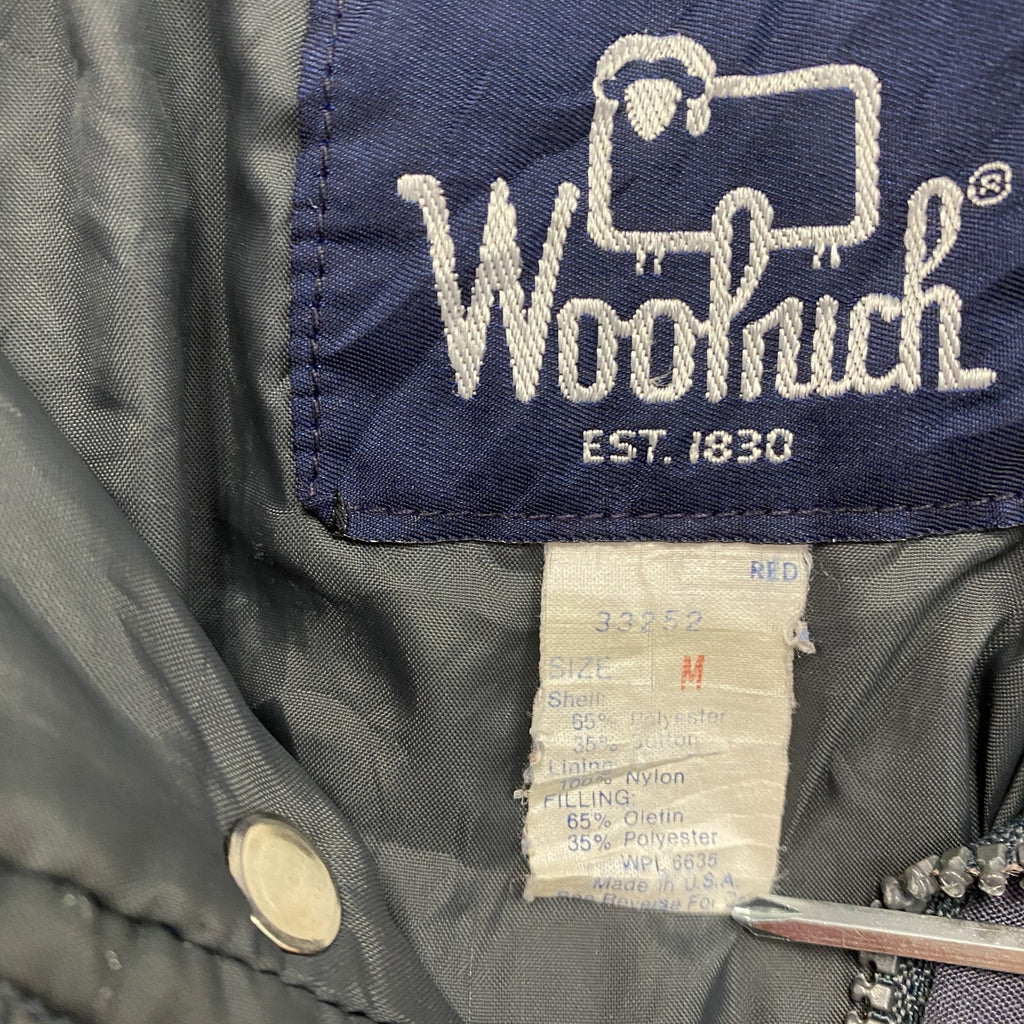 Woolrich　ウールリッチ　フルジップジャケット　赤　レッド　Mサイズ ウインドブレーカー ナイロンアウター レディース 古着