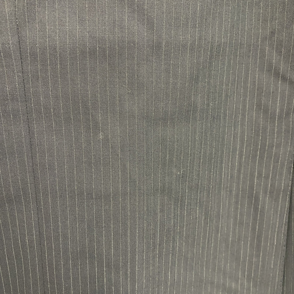 Aquascutum　アクアスキュータム　セットアップ　スーツ　ストライプ　黒　ブラック　94A6サイズ　古着