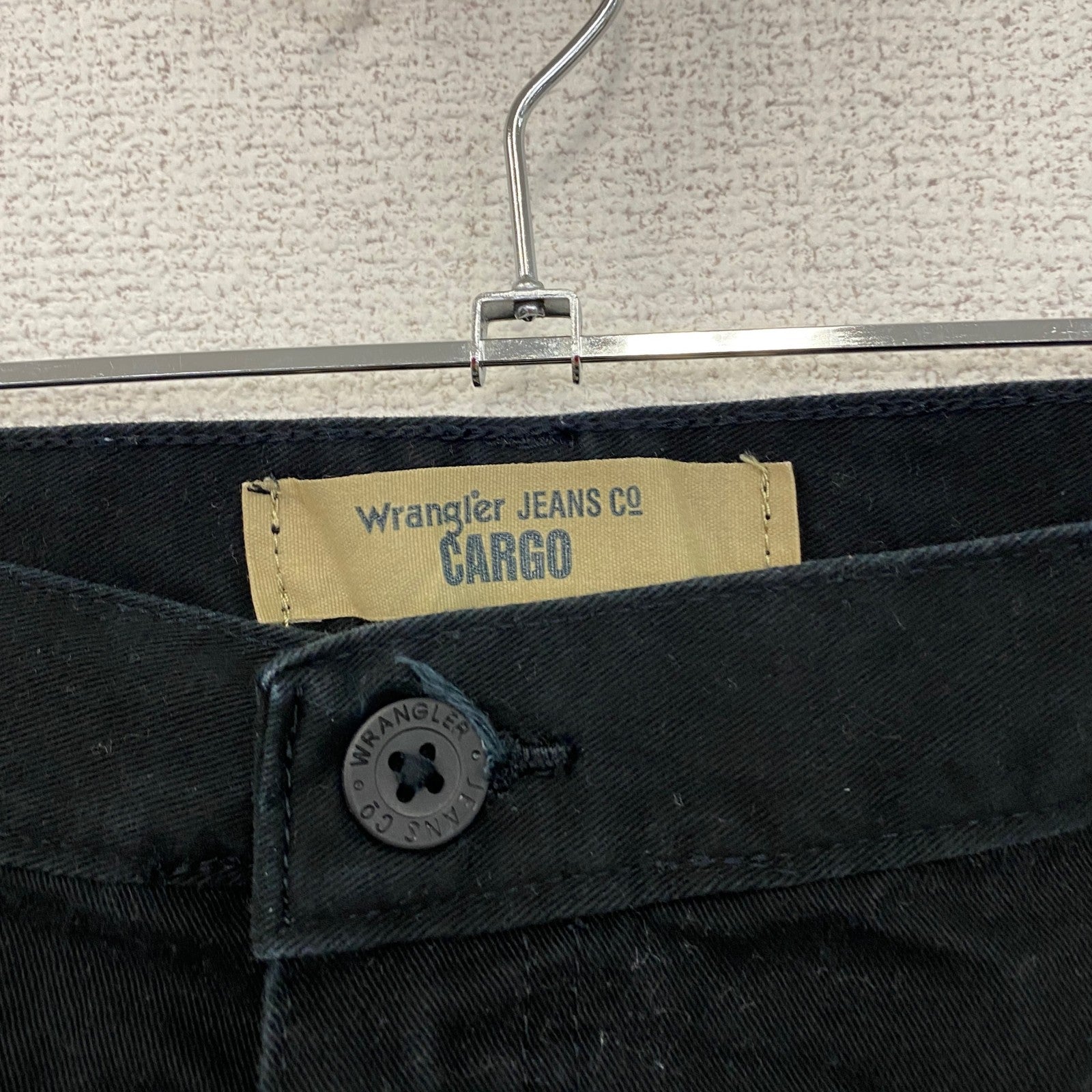 Wrangler　ラングラー　カーゴパンツ　黒　ブラック　W38サイズ　古着