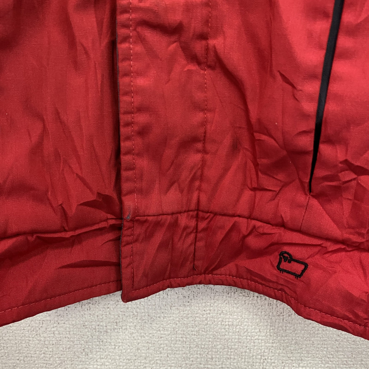 Woolrich　ウールリッチ　フルジップジャケット　赤　レッド　Mサイズ ウインドブレーカー ナイロンアウター レディース 古着