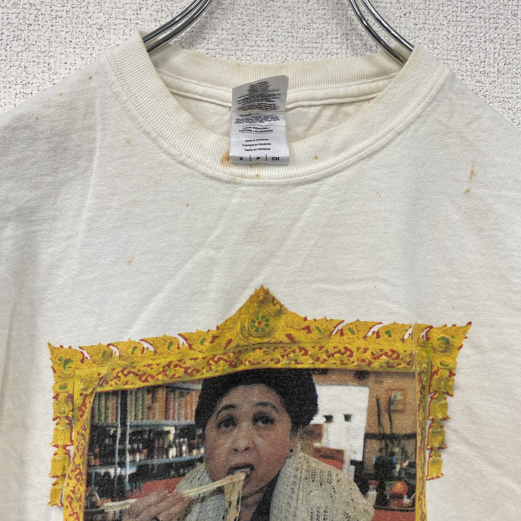 GILDAN　ギルダン　半袖プリントTシャツ　白　ホワイト　Sサイズ　古着