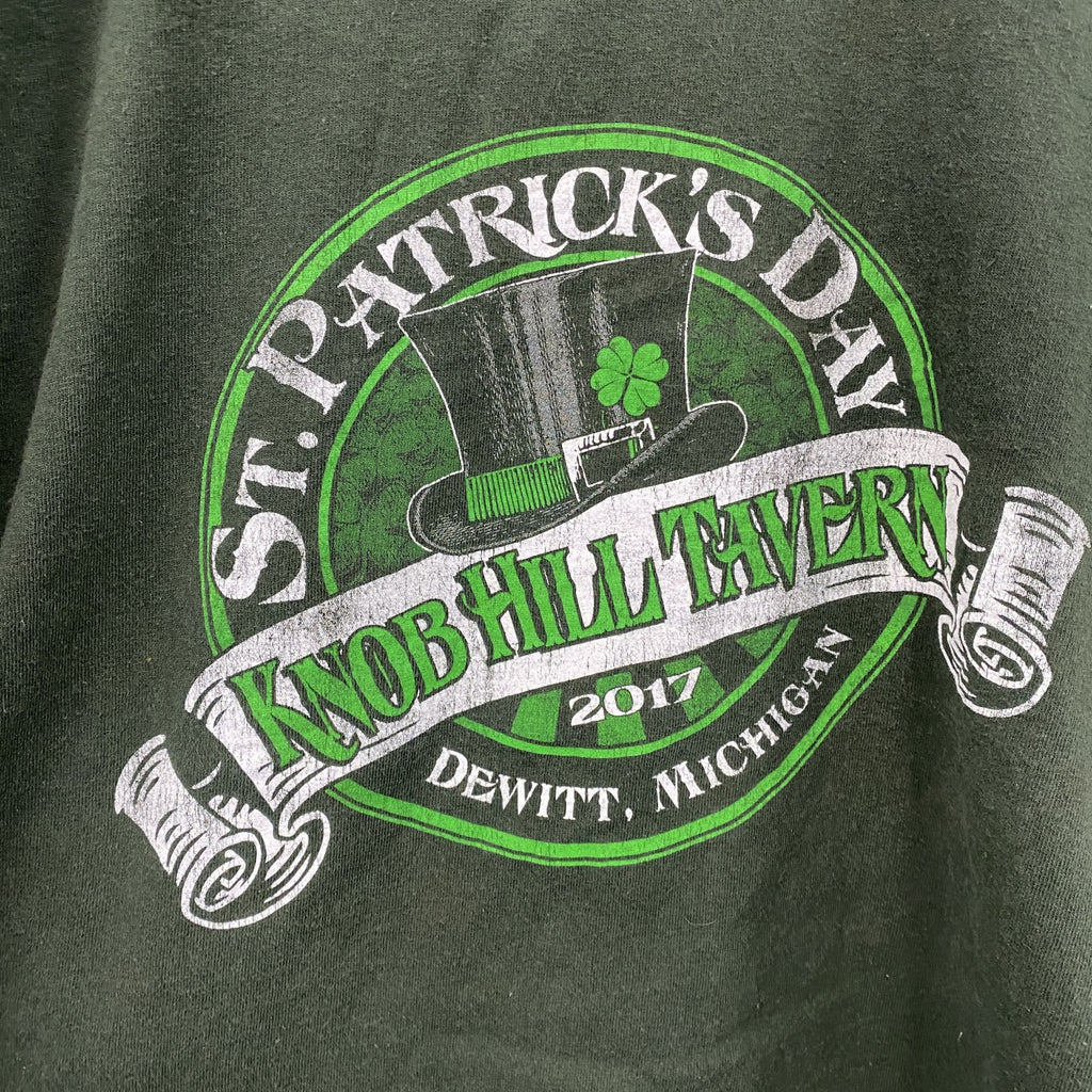 GILDAN　ギルダン　長袖Tシャツ/ロンT　深緑　ディープグリーン　2XLサイズ　古着