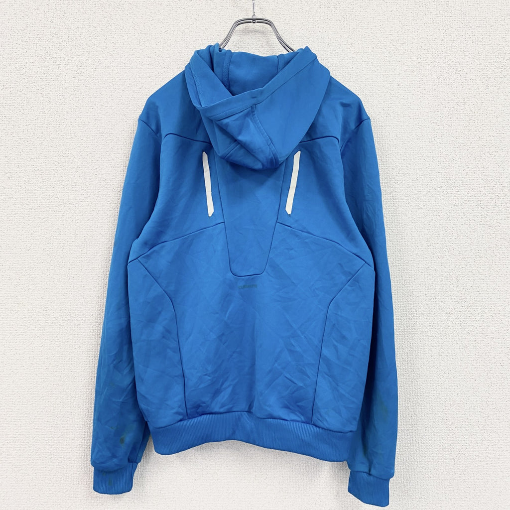adidas　アディダス　トラックジャケット/ジャージ　パフォーマンスロゴ　青　ブルー　　古着
