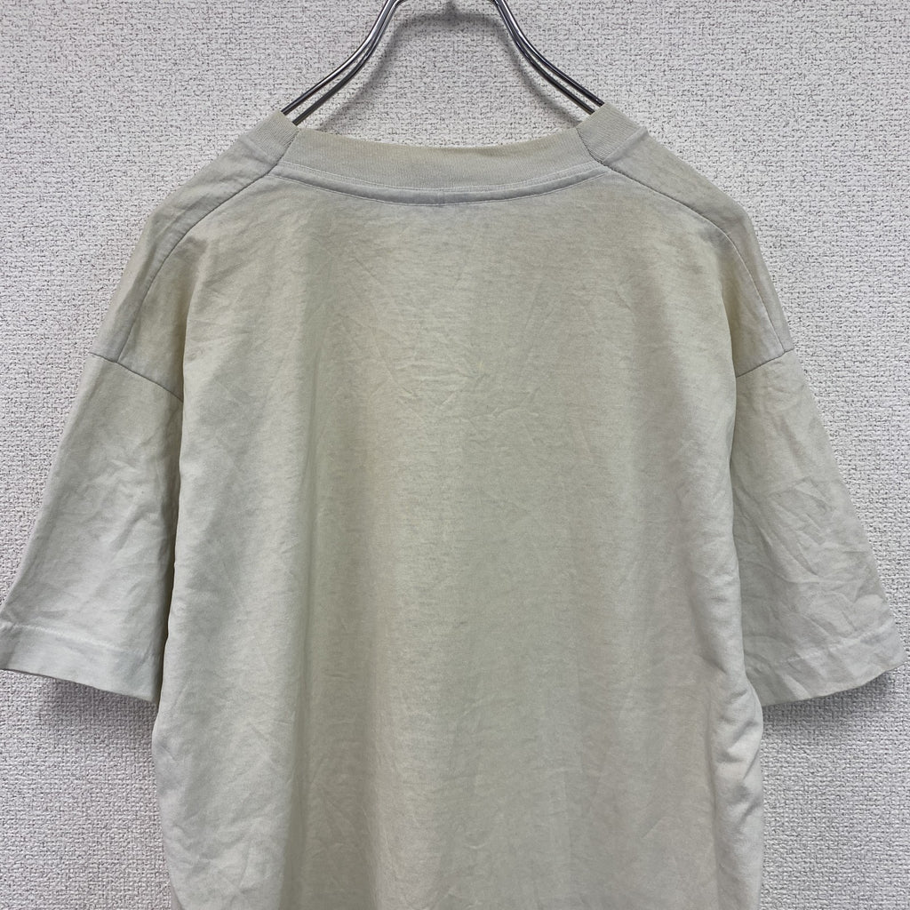 80s　SCREEN STARS　スクリーンスターズ　半袖プリントTシャツ　白　ホワイト　XLサイズ　　ヴィンテージ　古着
