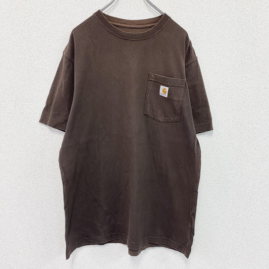 carhartt　カーハート　半袖ポケットTシャツ　ポケT　茶色　ブラウン　Mサイズ