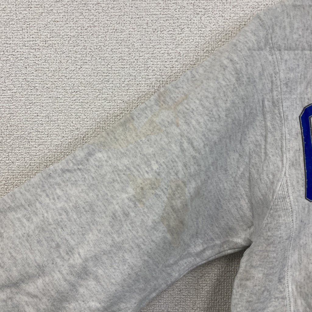 Champion　チャンピオン　リバースウィーブ　スウェットパーカー/フーディー　カプセルプリント　グレー　灰色　XSサイズ　古着