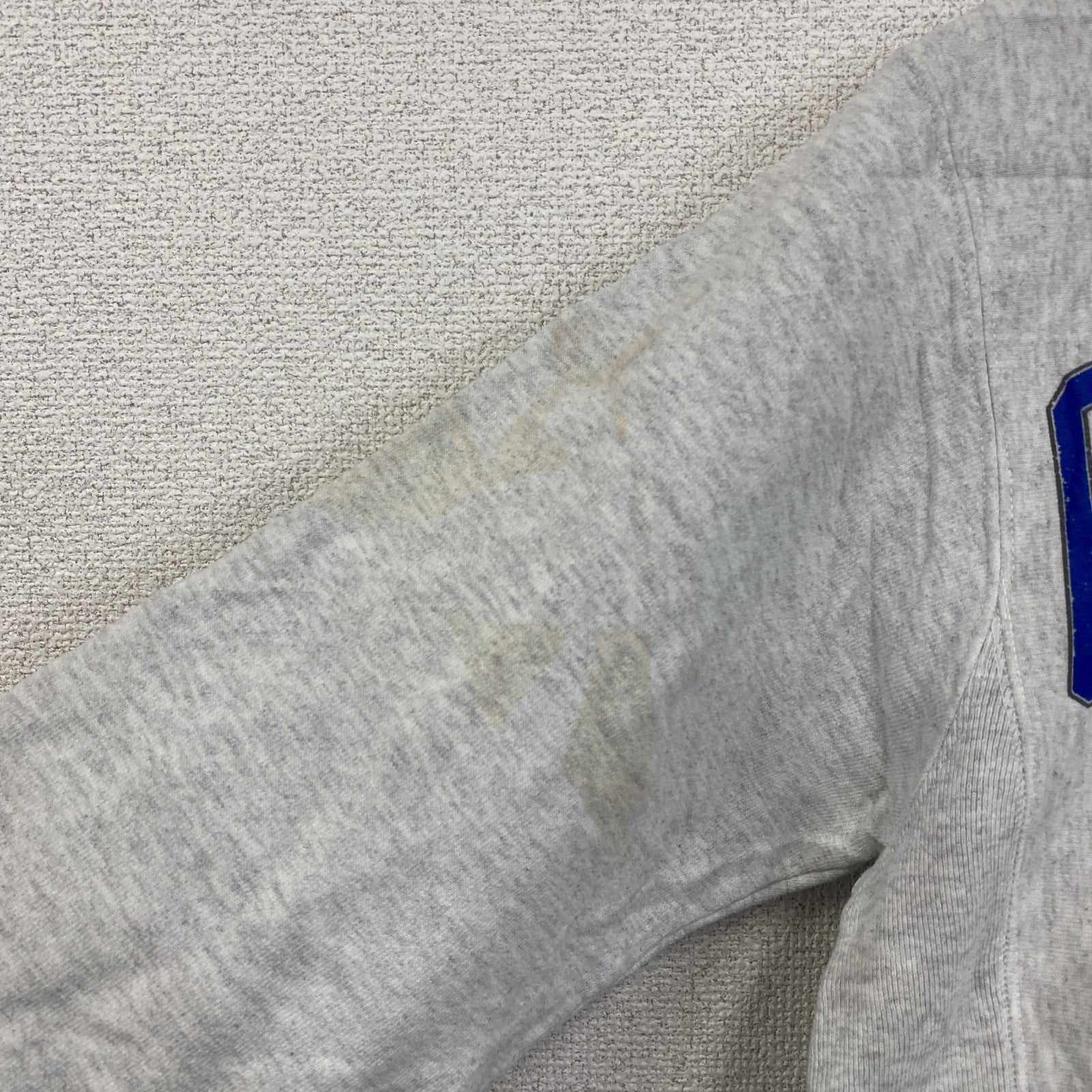 Champion　チャンピオン　リバースウィーブ　スウェットパーカー/フーディー　カプセルプリント　グレー　灰色　XSサイズ　古着