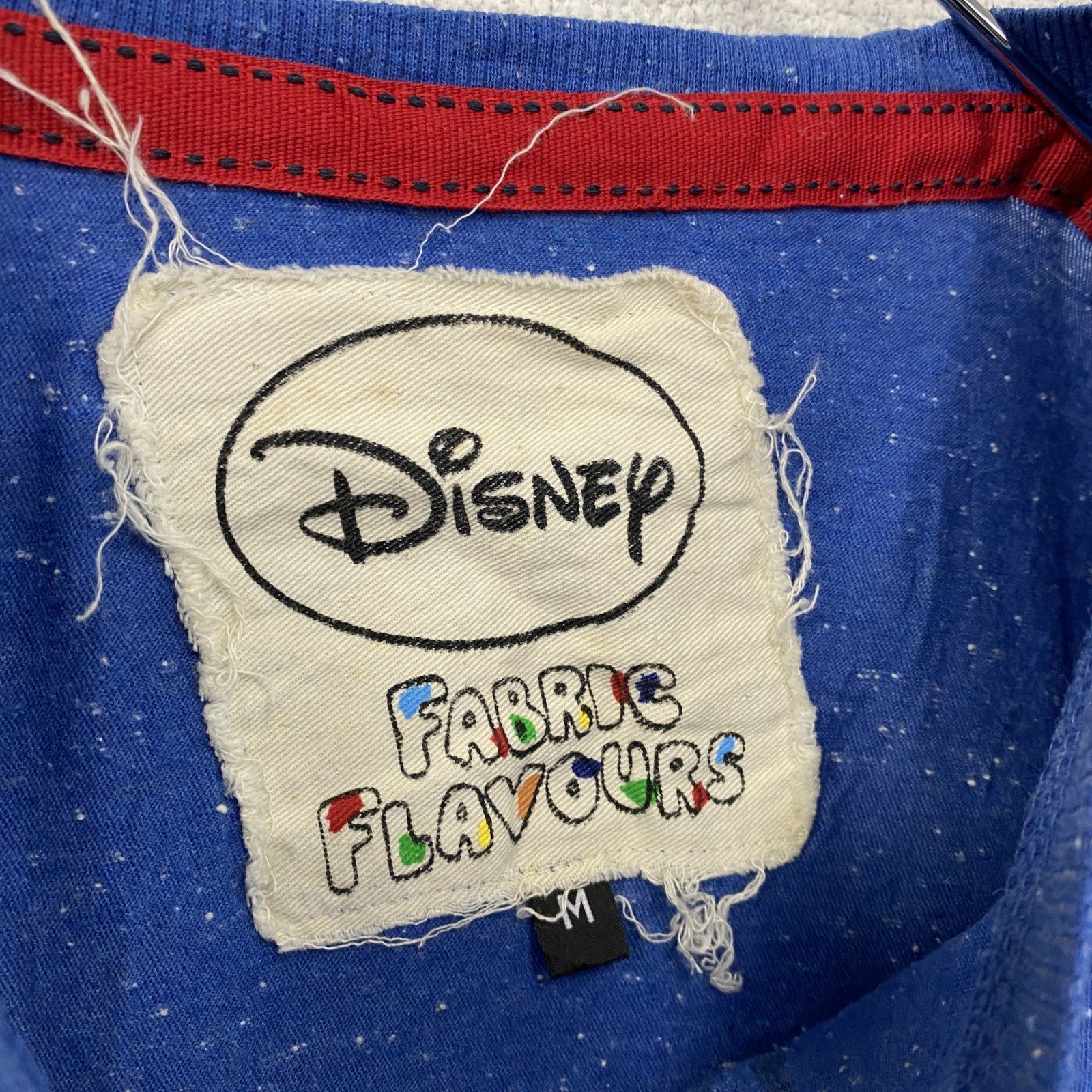 Disney　ディズニー　ミッキーマウス　半袖プリントTシャツ　青　ブルー　Mサイズ　古着
