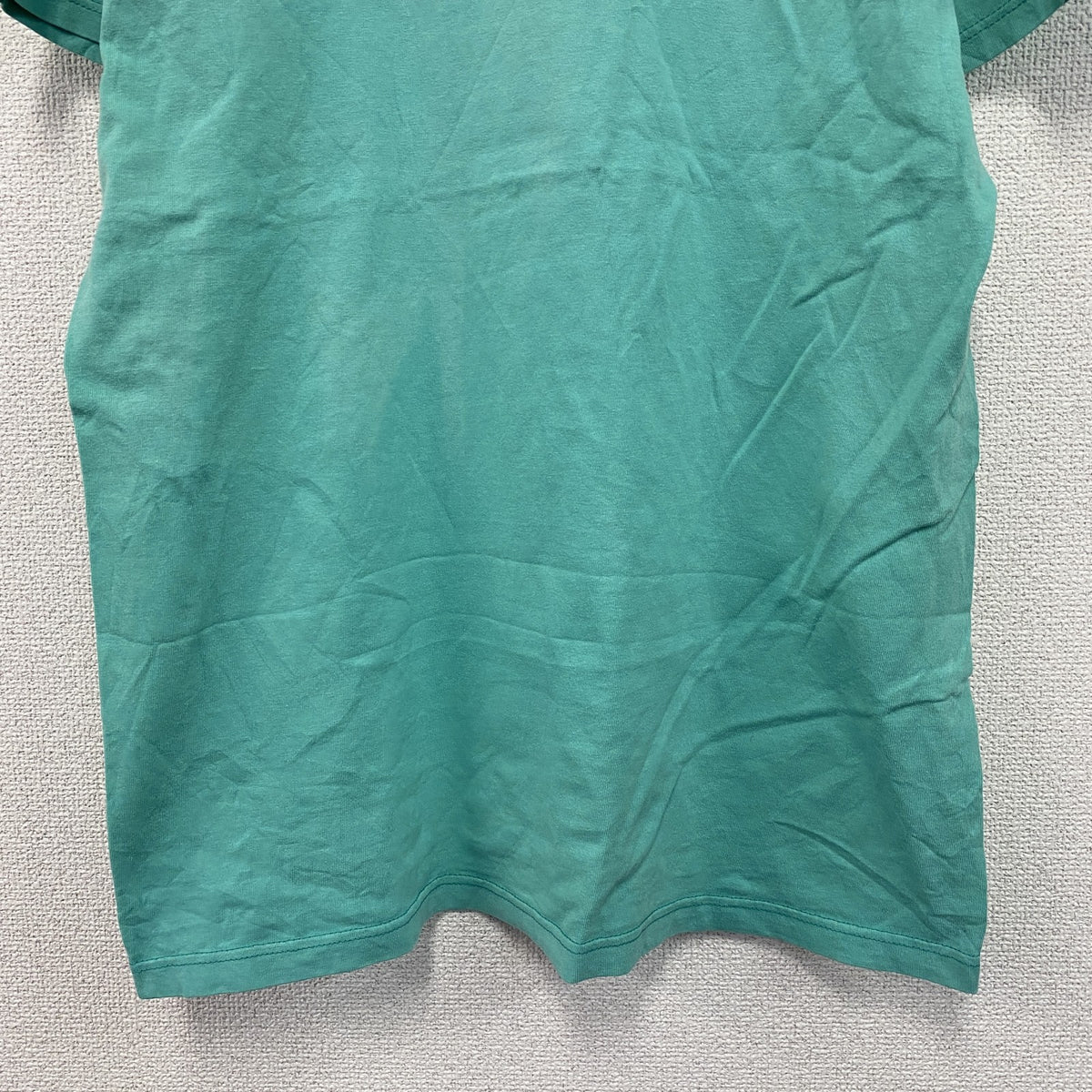 ～00s　TULTEX　タルテックス　半袖プリントTシャツ　ヴィンテージ　ターコイズブルー　Lサイズ　古着