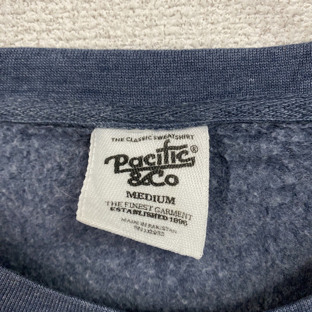 Pacific＆Co　スウェット/トレーナー　アーチプリント　紺　ネイビー　Mサイズ　古着