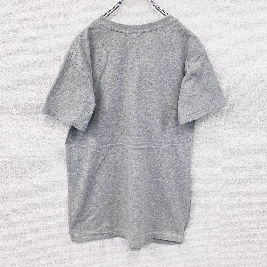 GILDAN　ギルダン　JETS　半袖プリントTシャツ　灰色　グレー　3XLサイズ　古着