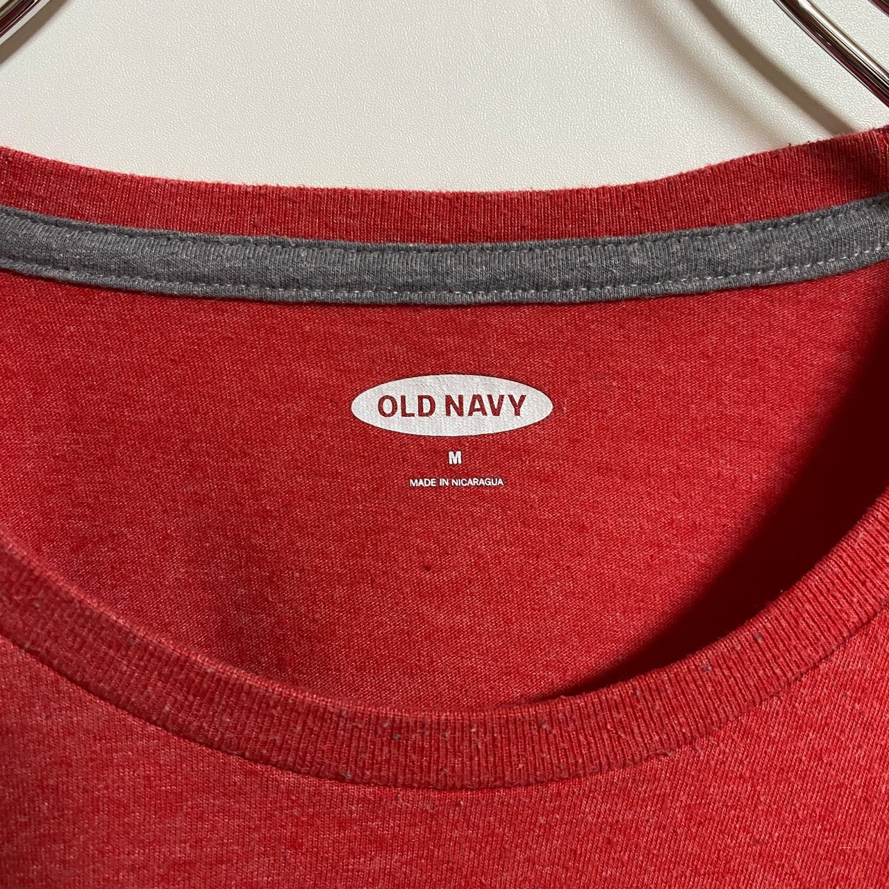 古着 used　OLDNAVY　オールドネイビー　半袖プリントTシャツ　クルーネック　DCコミックス　フラッシュ　赤　Mサイズ