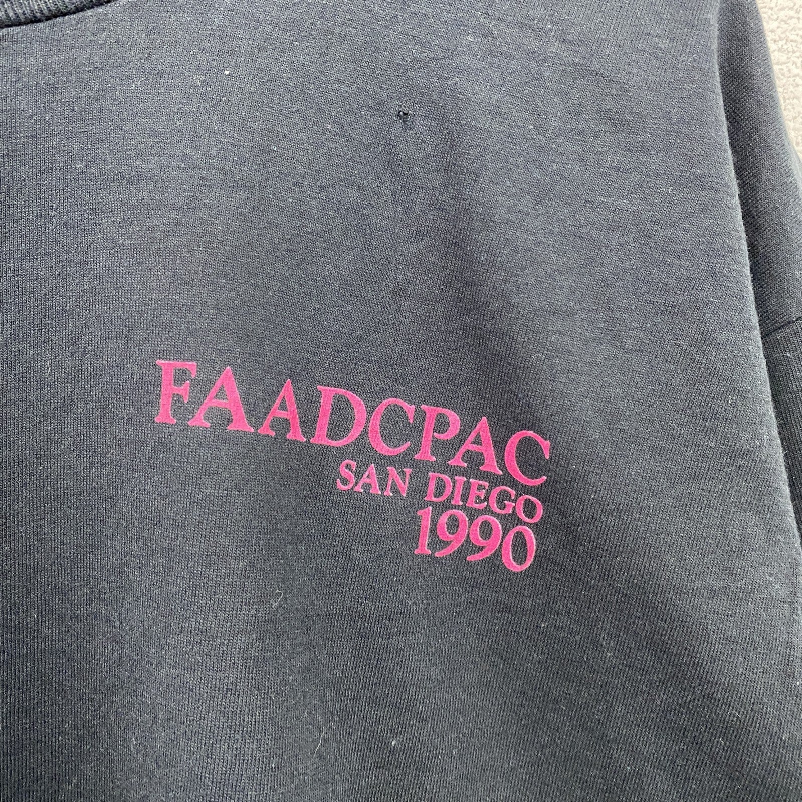90s　SCREEN STARS　半袖プリントTシャツ　シングルステッチ　ヴィンテージ　黒　ブラック　XLサイズ　古着