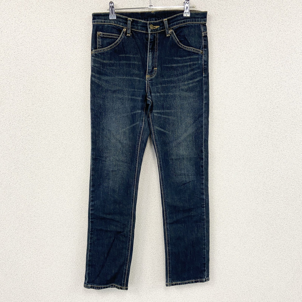 Lee　リー　デニムパンツ/ジーンズ　ジップフライ　縦落ち　インディゴ　31サイズ　古着