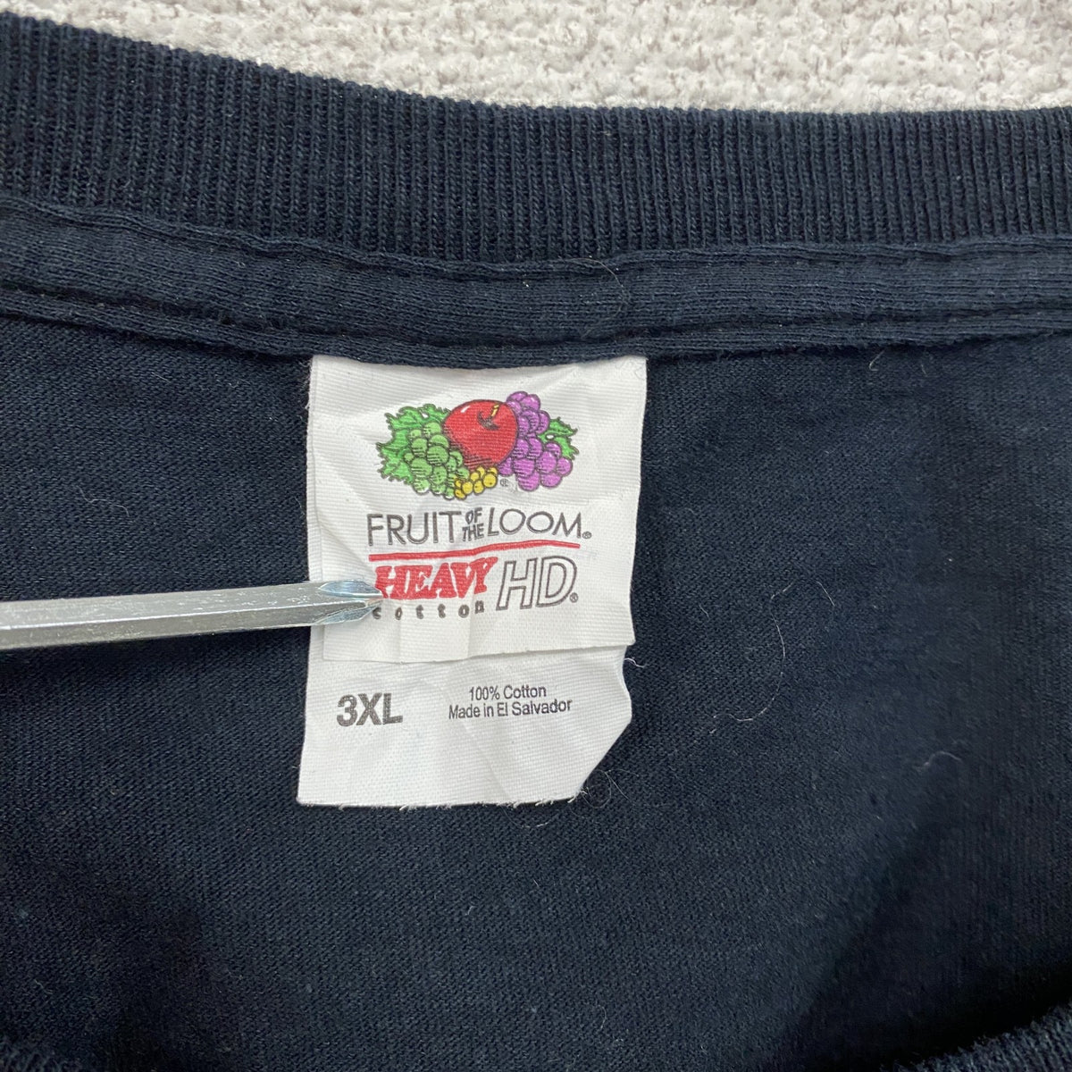 FRUIT OF THE LOOM　フルーツオブザルーム　半袖アニマルTシャツ　犬　黒　ブラック　3XLサイズ　古着