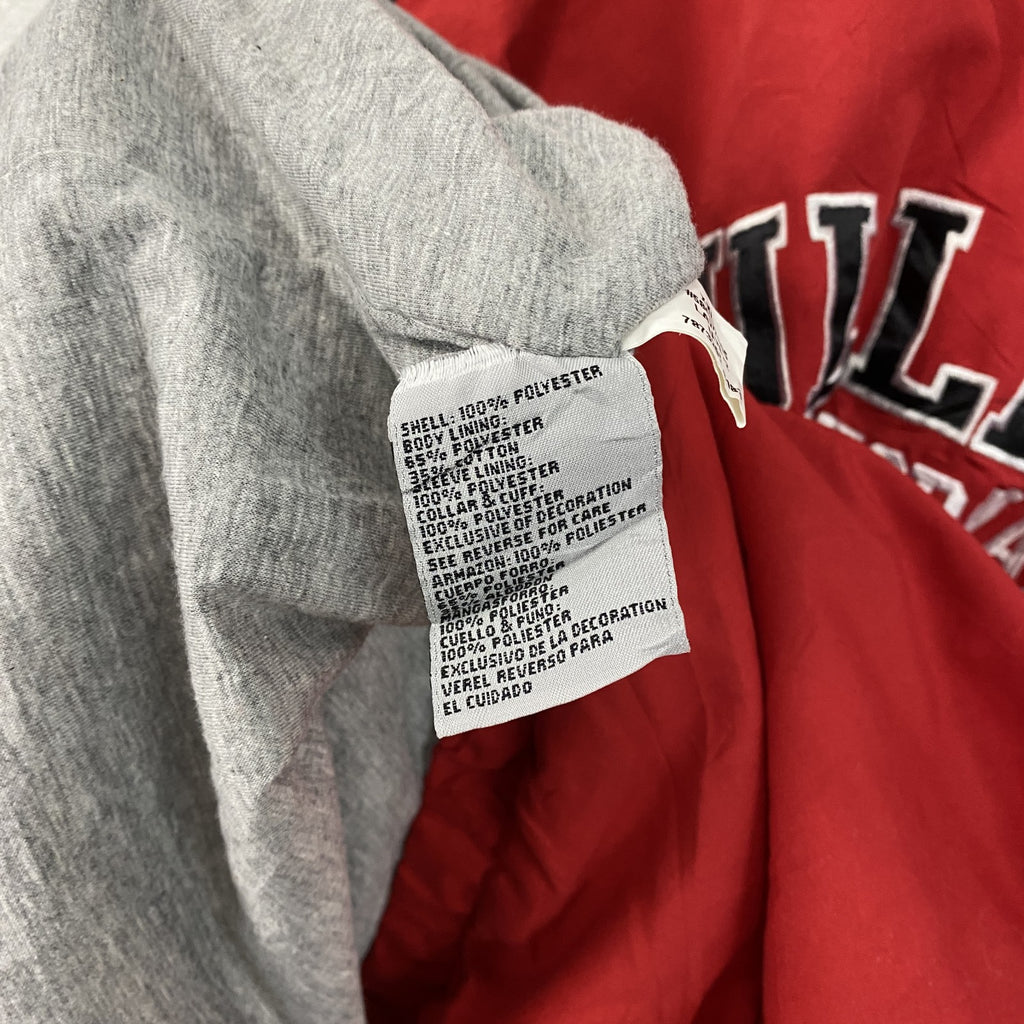 90s～　58SPORTS　プルオーバージャケット　ジョージア大学　ヴィンテージ　赤　レッド　XXLサイズ　古着