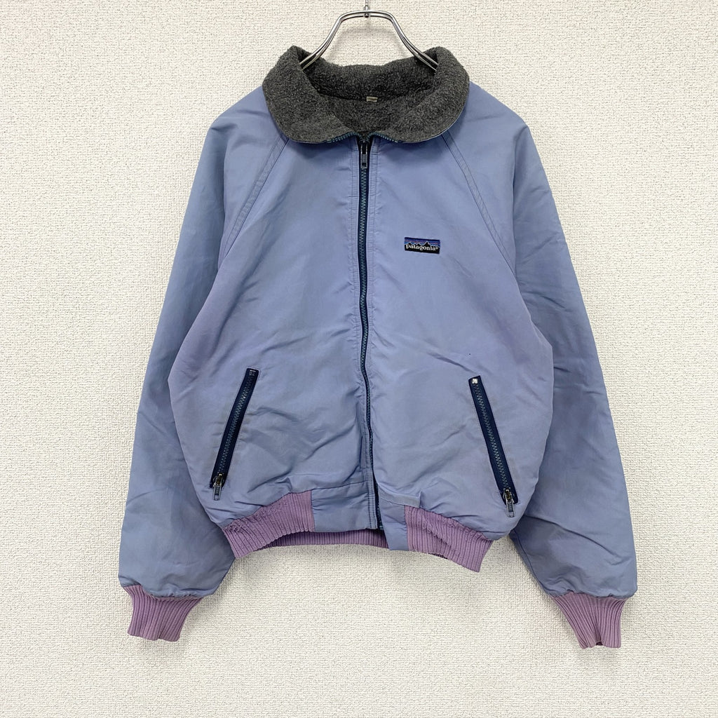 Patagonia　パタゴニア　シェルドシンチラジャケット/フルジップジャケット　裏ボア　紫　パープル　11/12サイズ　古着