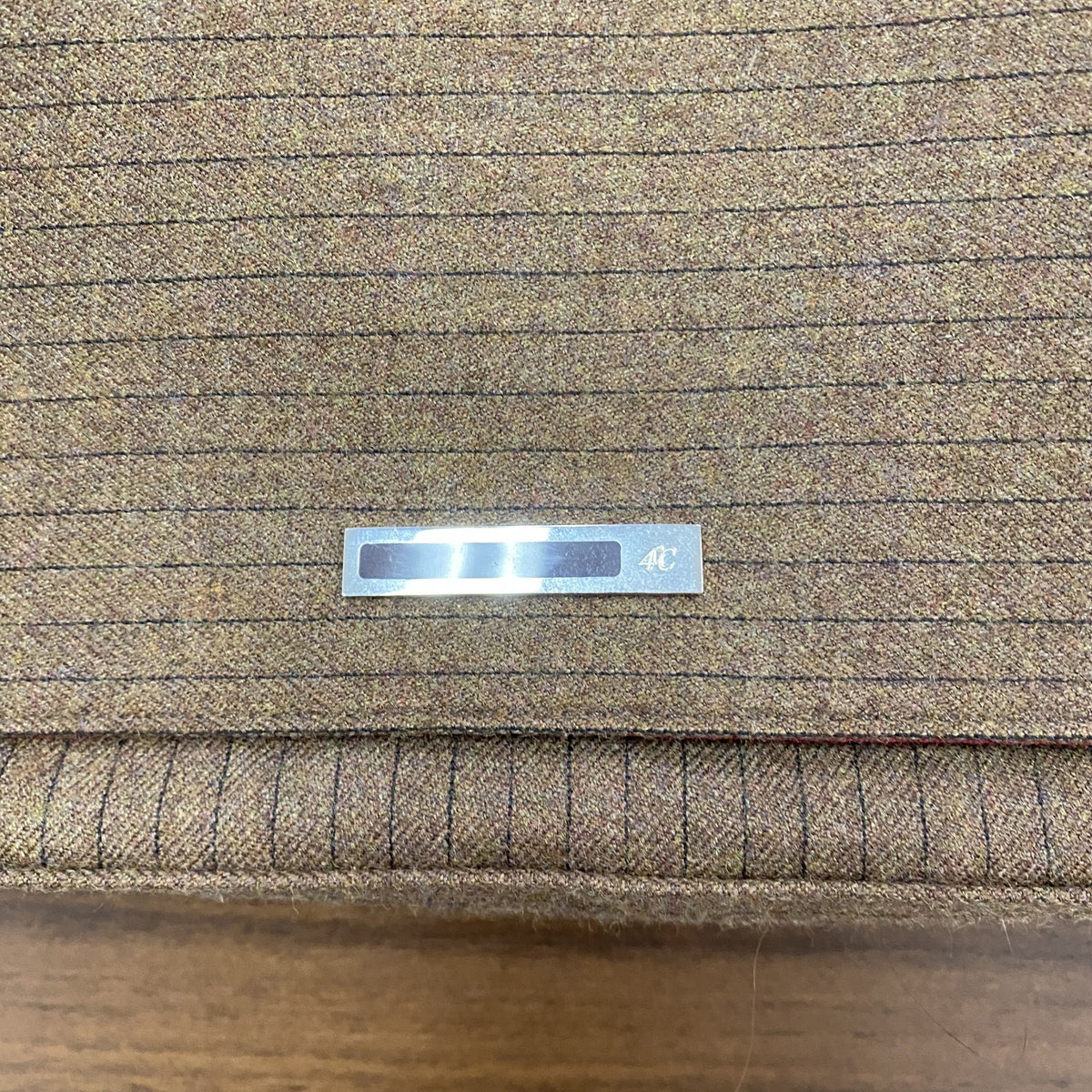 4℃　ヨンドシー　ハンドバッグ　茶色　ブラウン　古着