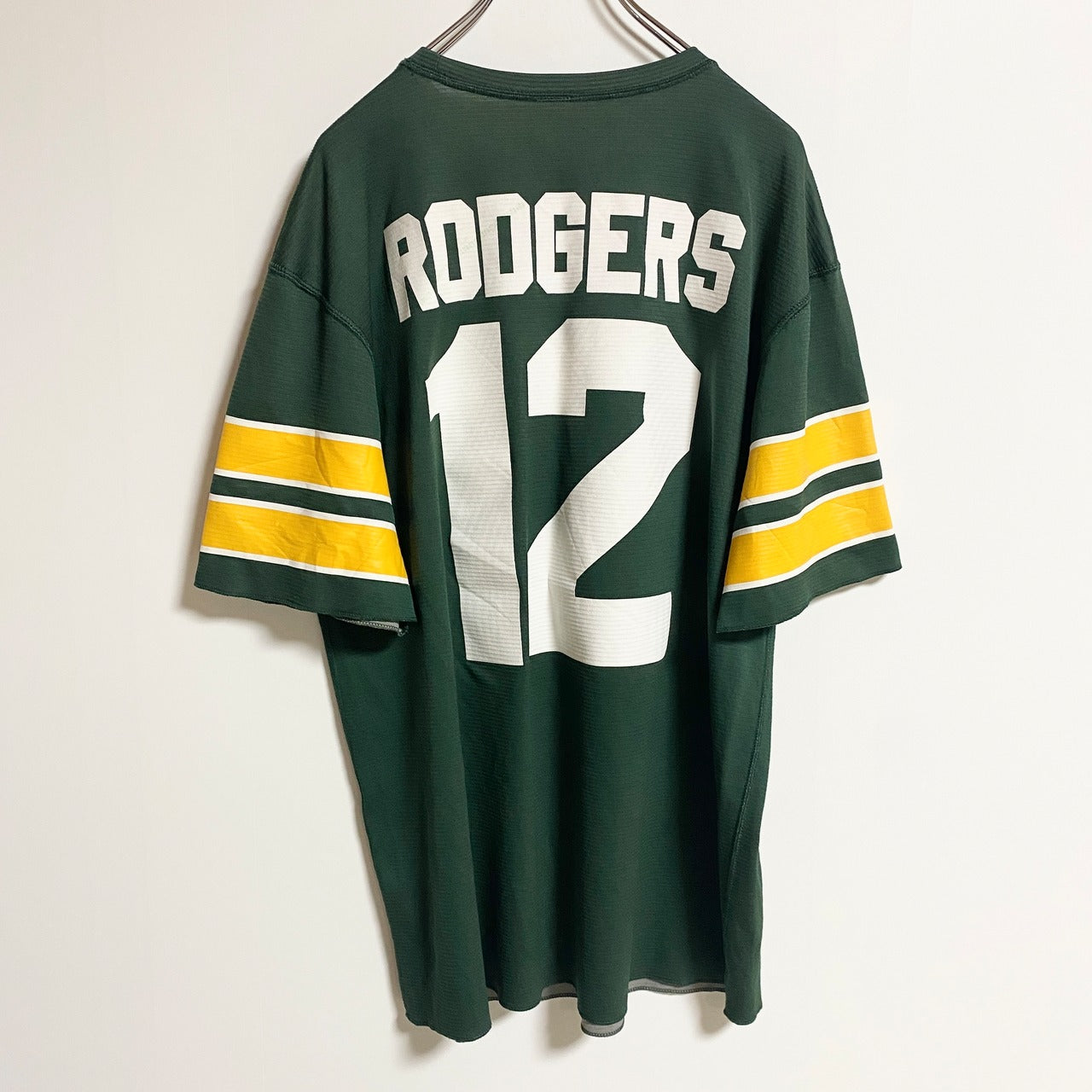 古着 used　NFL　半袖ゲームプリントTシャツ　アメフト　スポーツ　GREEN BAY PACKERS　緑　グリーン