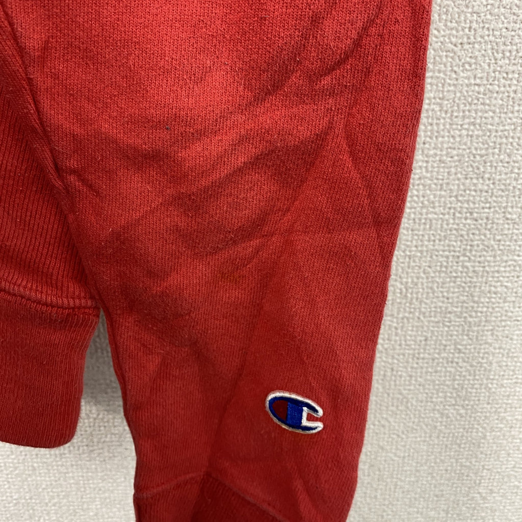 Champion　チャンピオン　リバースウィーブ　スウェットパーカー/フーディー　赤　レッド　Sサイズ　古着