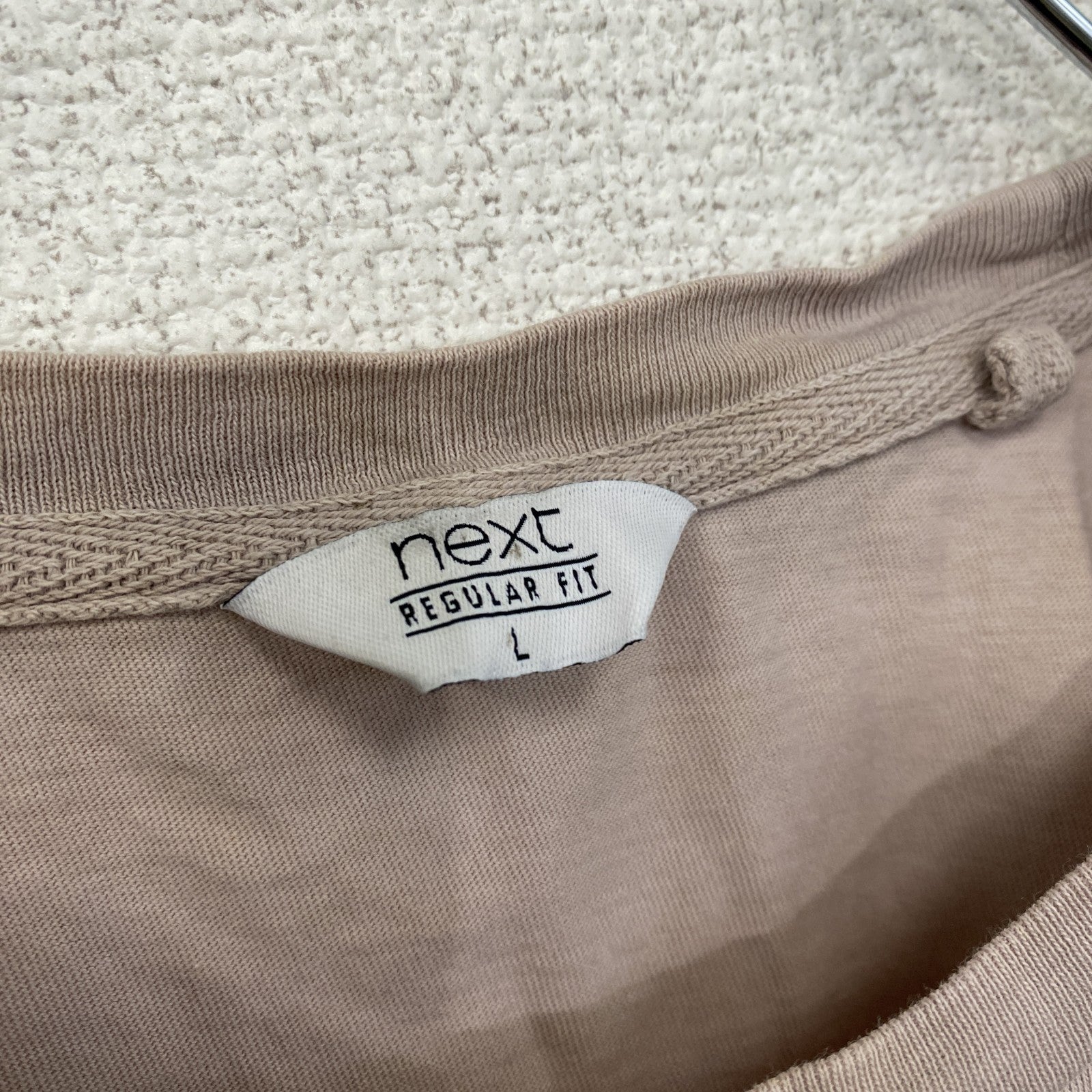 Next　半袖プリントTシャツ　ピンク　Lサイズ　古着