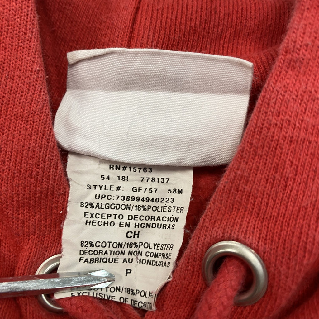 Champion　チャンピオン　リバースウィーブ　スウェットパーカー/フーディー　赤　レッド　Sサイズ　古着