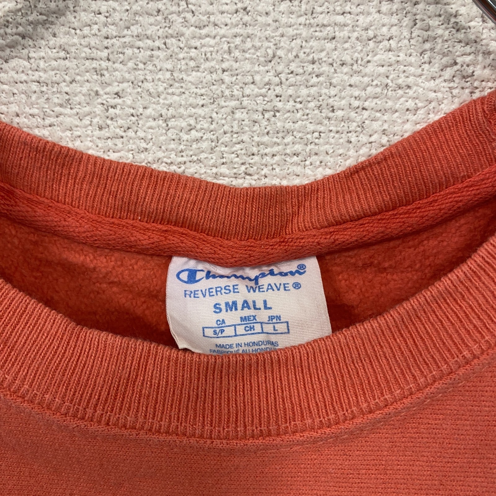 Champion　チャンピオン　リバースウィーブ　スウェット/トレーナー　コーラルピンク　Sサイズ　古着