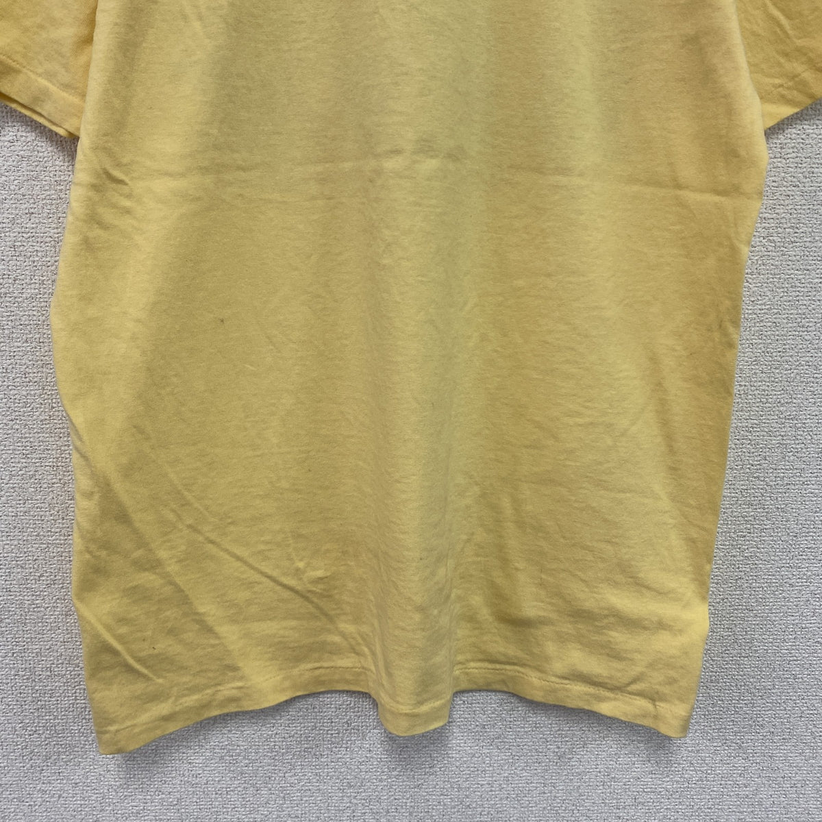 GIRL SCOUTS　半袖プリントTシャツ　シングルステッチ　黄色　イエロー　Lサイズ カットソー メンズ コットン 古着