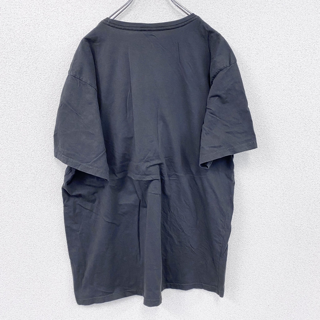 DISTRICT MADE　CCAD　半袖プリントTシャツ　黒　ブラック　XLサイズ　古着