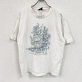 90s～　NORTHERN REFLECTIONS　半袖Tシャツ　アートT　シングルステッチ　白　ホワイト　Lサイズ　　ヴィンテージ　古着