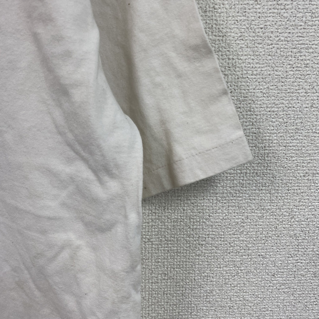 90s～　NORTHERN REFLECTIONS　半袖Tシャツ　アートT　シングルステッチ　白　ホワイト　Lサイズ　　ヴィンテージ　古着