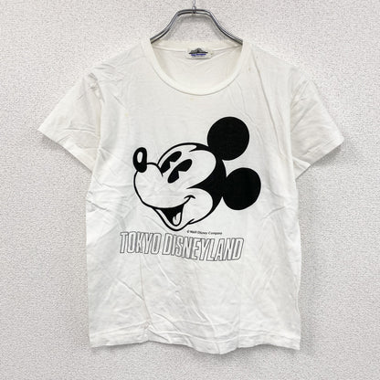 ～90s　Disney　東京ディズニーランド　ミッキーマウス　半袖Tシャツ　ヴィンテージ　ホワイト　Mサイズ
