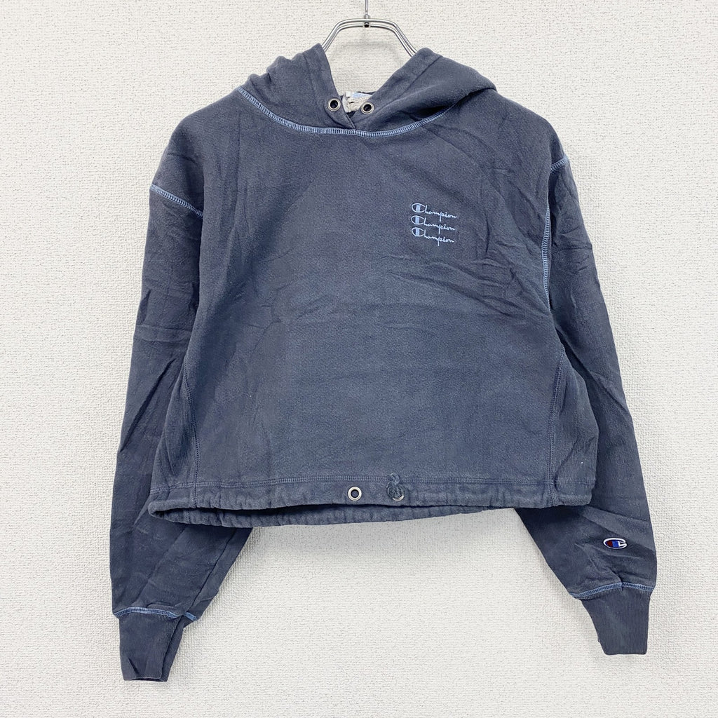 Champion　チャンピオン　リバースウィーブ　スウェットパーカー/フーディー　ネイビー　紺　Sサイズ トレーナー スウェットトップス フード付き 古着