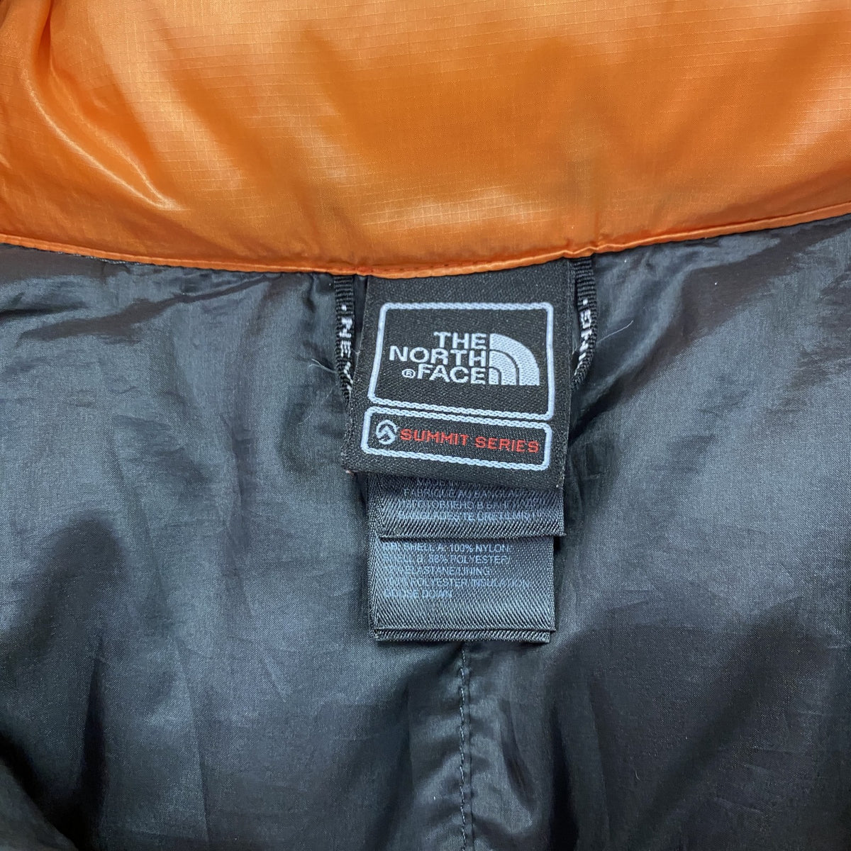 THE NORTH FACE　ザ・ノースフェイス　SUMMIT SERIES　800フィルパワーダウンジャケット　オレンジ 　Mサイズ　古着