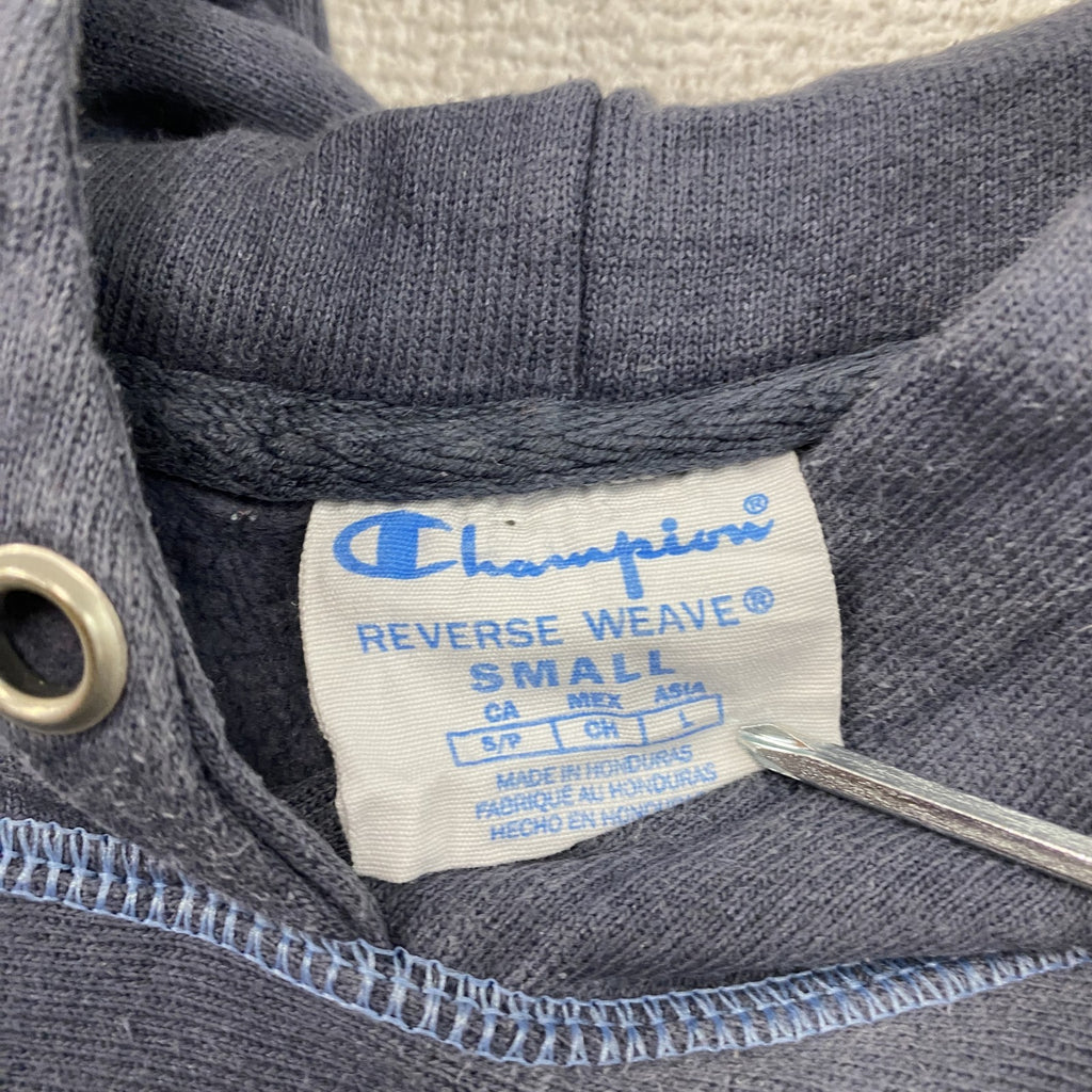 Champion　チャンピオン　リバースウィーブ　スウェットパーカー/フーディー　ネイビー　紺　Sサイズ トレーナー スウェットトップス フード付き 古着