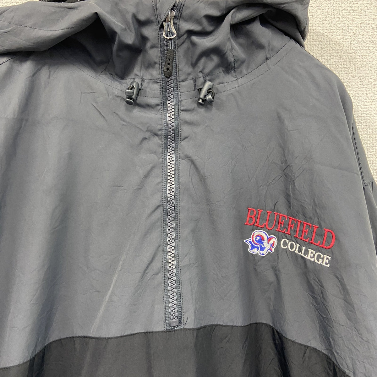 SPORT TEK　アノラックパーカー　灰色　ダークグレー　2XLサイズ　古着