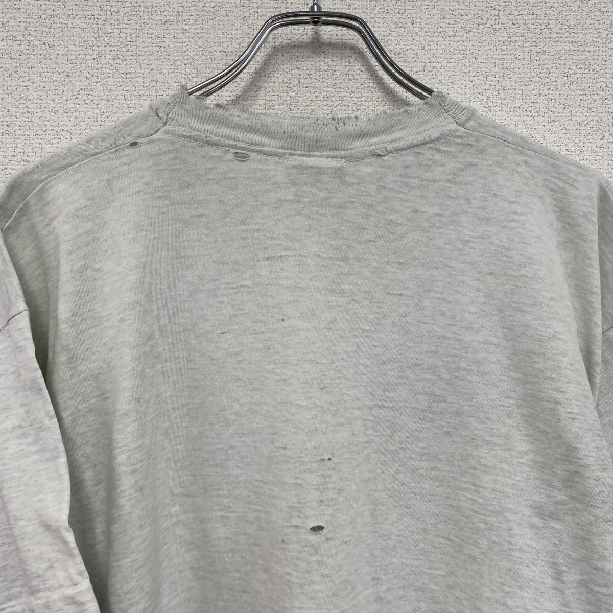 90s　Disney　ディズニー　半袖プリントTシャツ　シングルステッチ　霜降りグレー　古着