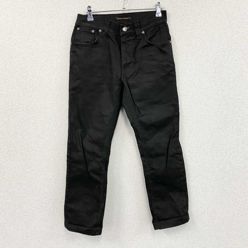 Nudie Jeans　ヌーディージーンズ　デニムパンツ/ジーンズ　黒　ブラック　W30サイズ　古着