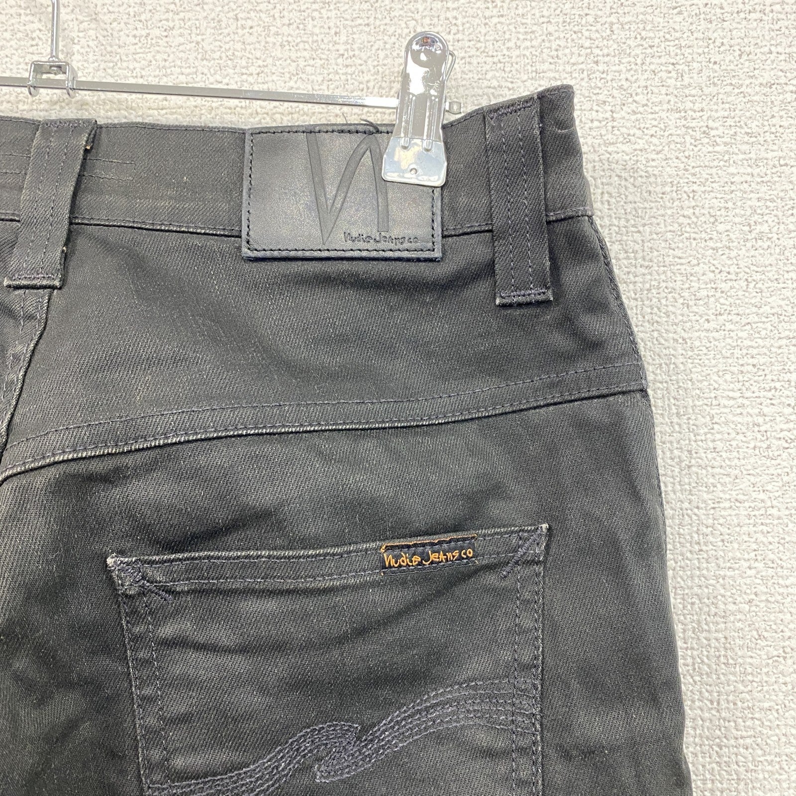 Nudie Jeans　ヌーディージーンズ　デニムパンツ/ジーンズ　黒　ブラック　W30サイズ　古着