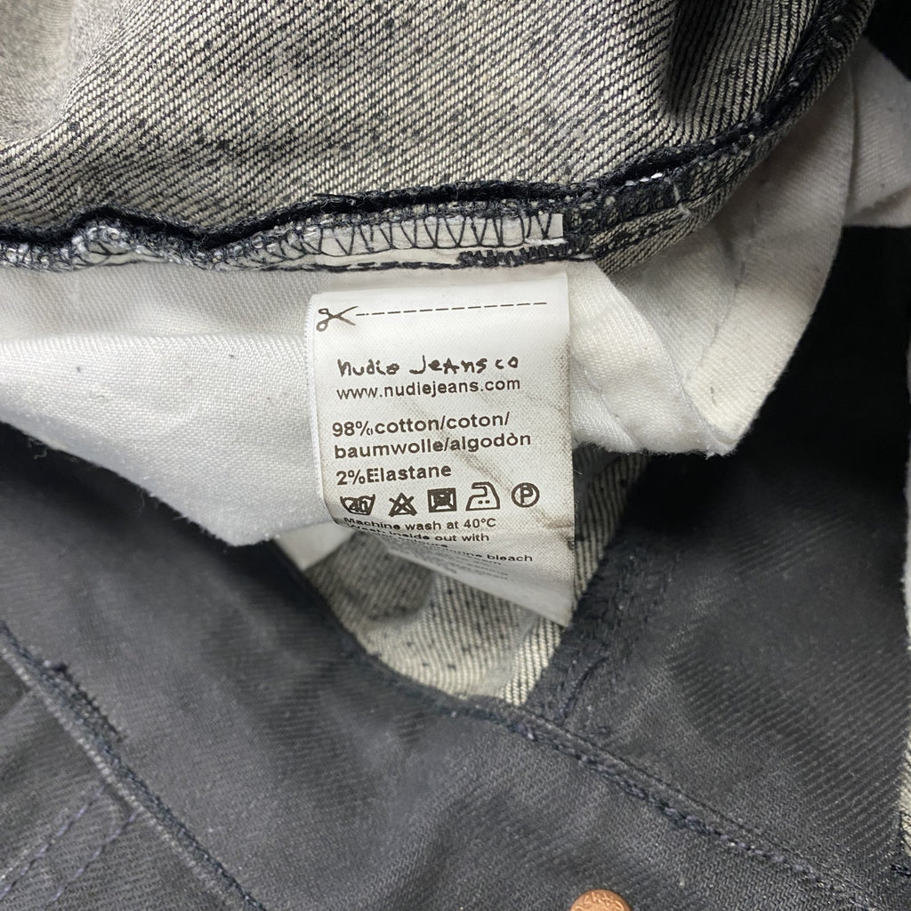 Nudie Jeans　ヌーディージーンズ　デニムパンツ/ジーンズ　黒　ブラック　W30サイズ　古着