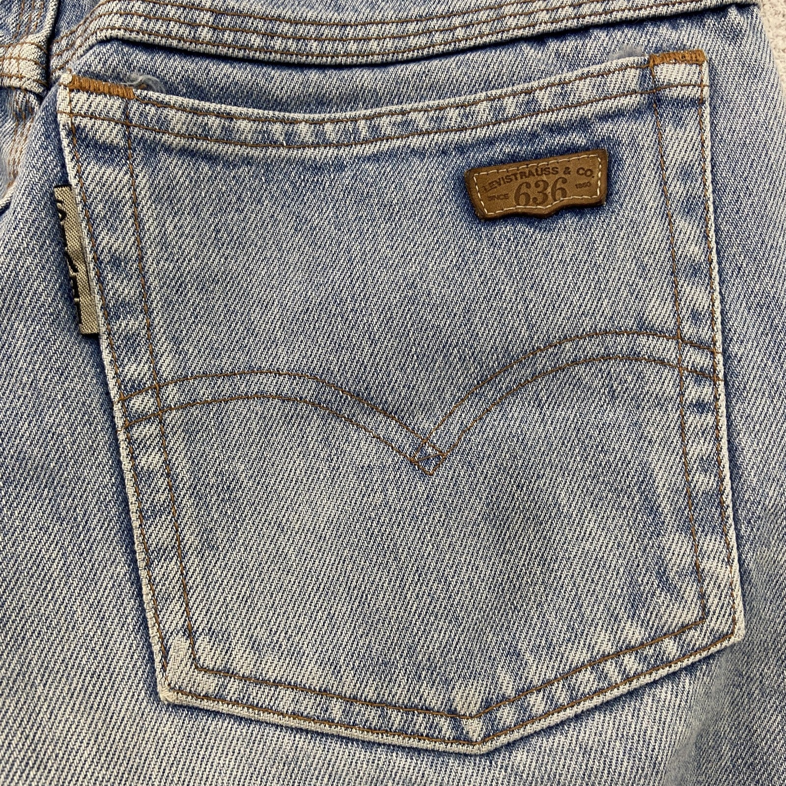 Levi’s　リーバイス　636　デニムパンツ/ジーンズ　フェード　ジップフライ　インディゴ　古着