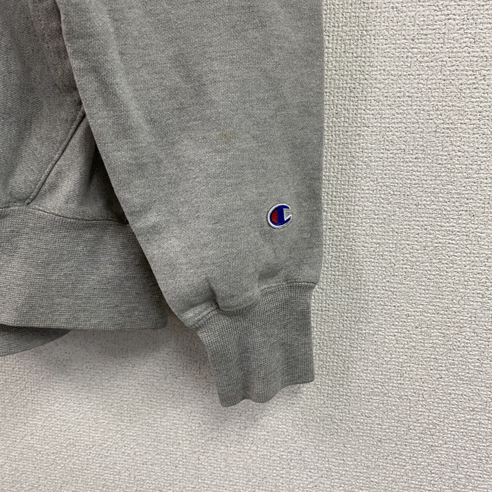 Champion　チャンピオン　リバースウィーブ　スウェットパーカー/フーディー　灰色　グレー　Mサイズ　古着
