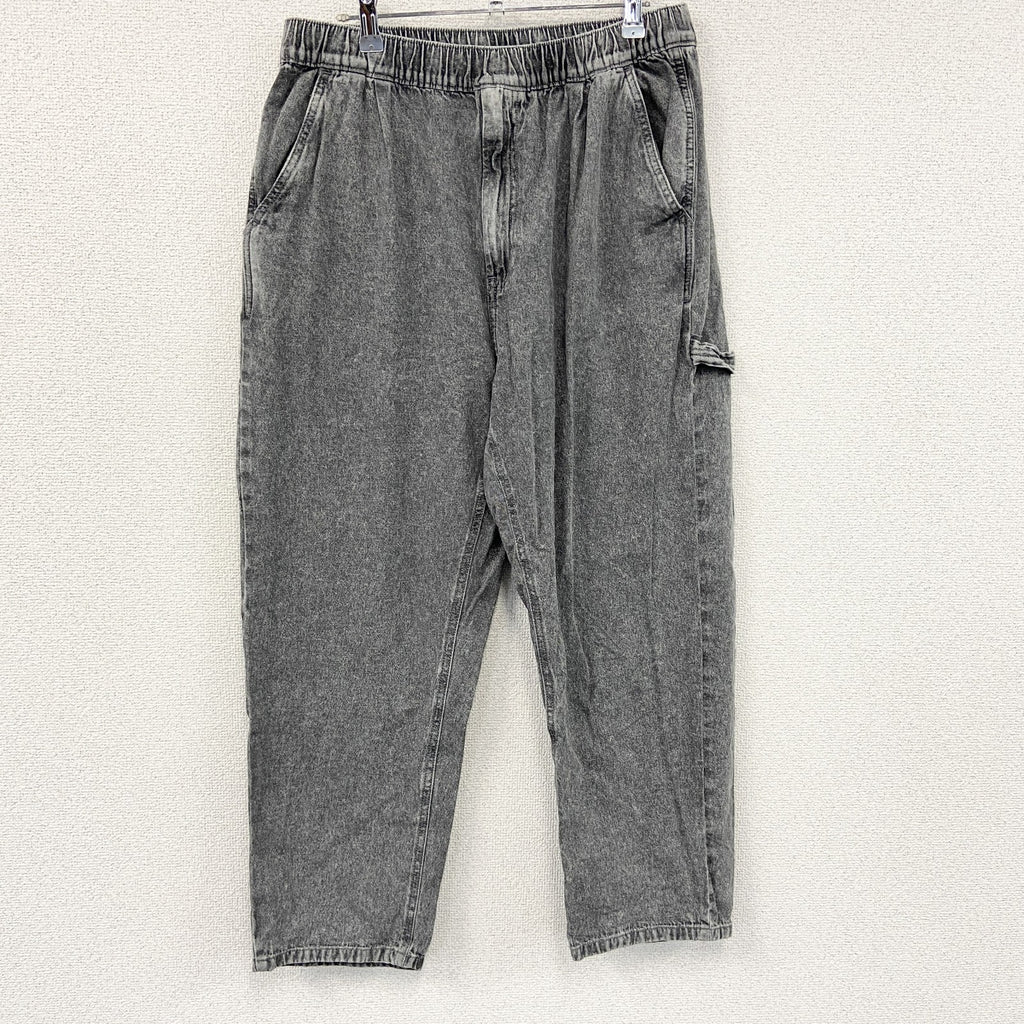 Dickies　ディッキーズ　デニムペインターパンツ　ワンポイント　インディゴ　XLサイズ　古着