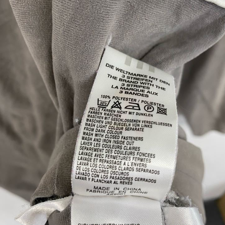 adidas アディダス ベロアトラックジャケット/ジャージ 灰色 グレー XL