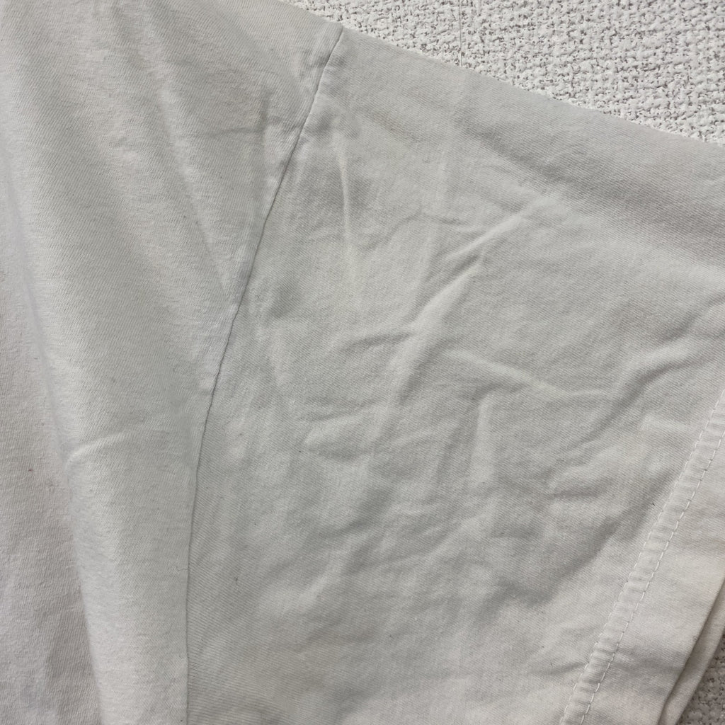 90s～　AIRAK　アイラック　半袖プリントTシャツ　かかし　ヴィンテージ　白　ホワイト　Lサイズ　古着