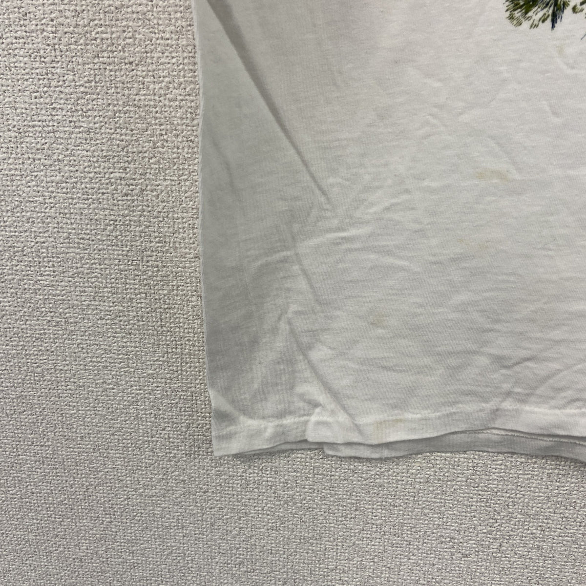 ONEITA　オニータ　半袖プリントTシャツ　シングルステッチ　ヴィンテージ　白　ホワイト　古着