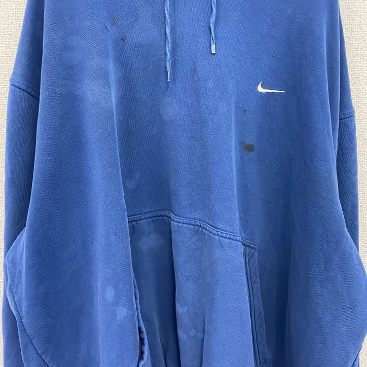 00s　NIKE　ナイキ　スウェットパーカー/フーディ　ヴィンテージ　青　ブルー　XXLサイズ　古着